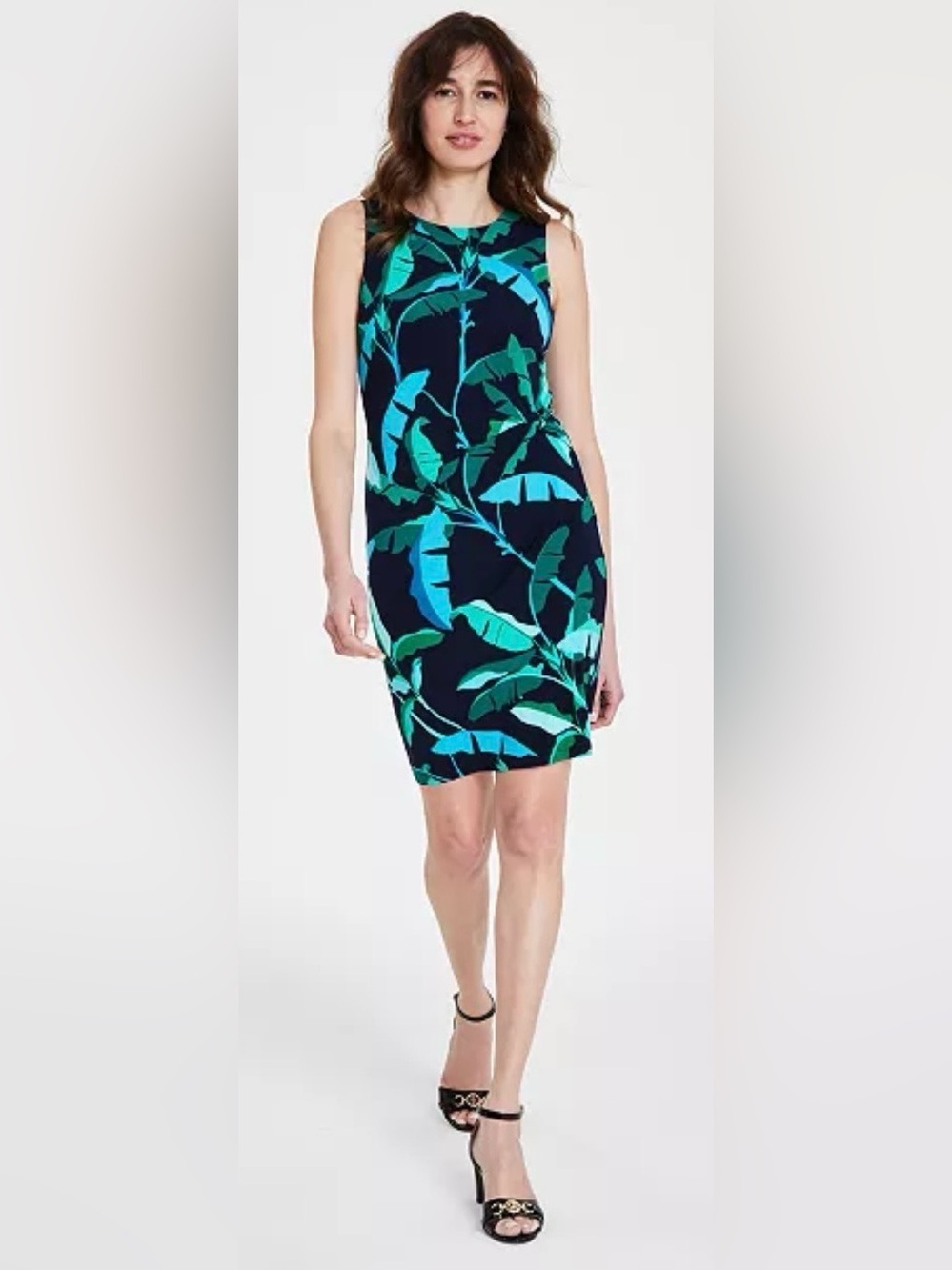 Tommy Hilfiger Women’s Beverly Hills Twist Front Jersey Dress (0200, 0372)